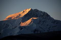 09 Shishapangma East And North Faces And Yebokangal Ri At Sunrise From Shishapangma North Base Camp